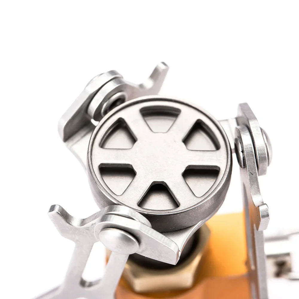 Titanium Rocket Stove 2600W Orange Camp Cooking - Tophatter Daily Deals