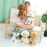 Poodle Dog Plush Husky Stuffed Animal Toys Animals - Tophatter Daily Deals