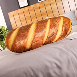 Baguette Butter Bread Sesame Pillows Food Plush Pillow Snack Cushion Butter (78cm) Food - Tophatter Daily Deals
