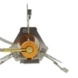 Portable Split Gas Stove 3000W Silver Camp Cooking - Tophatter Daily Deals
