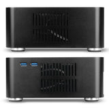 Mini ITX Case All Aluminum Chassis With Built In PSU - Tophatter Daily Deals