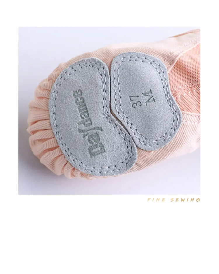 Supportive Flattering Women Ballet Shoes - Split Sole Mesh - Tophatter Daily Deals