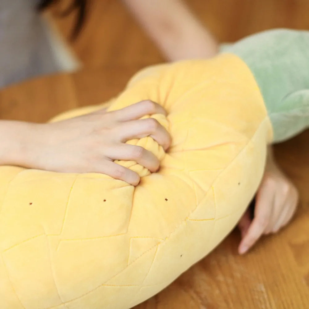 Strawberry Pineapple Plush Pillow Cushion Fruit Fruit - Tophatter Daily Deals