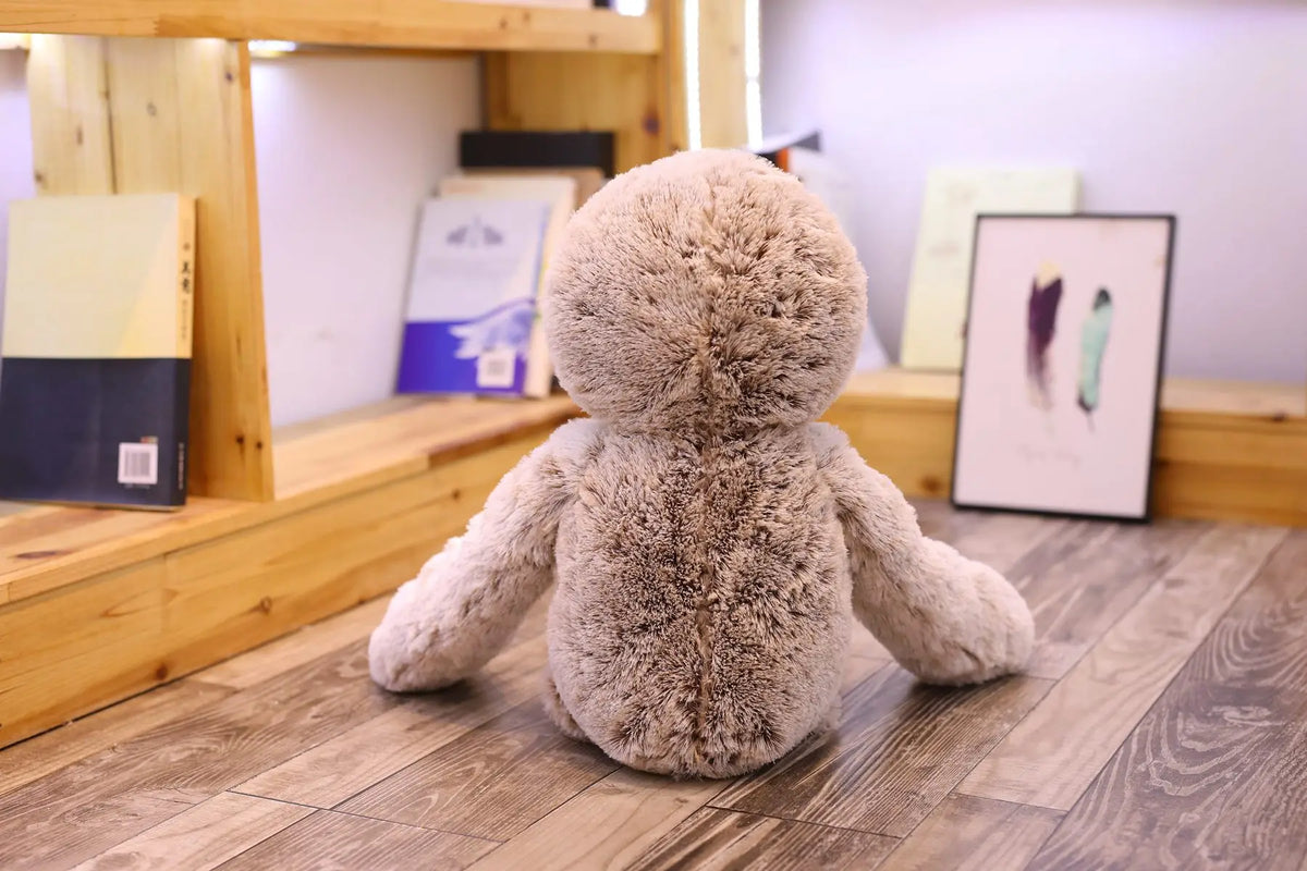 Brown Beige Baby Sloth Plush Long Floppy Arms Stuffed Soft Toy Animals - Tophatter Daily Deals