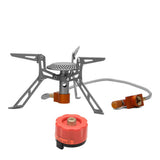 3300W Titanium Camping Stove Silver Camp Cooking - Tophatter Daily Deals