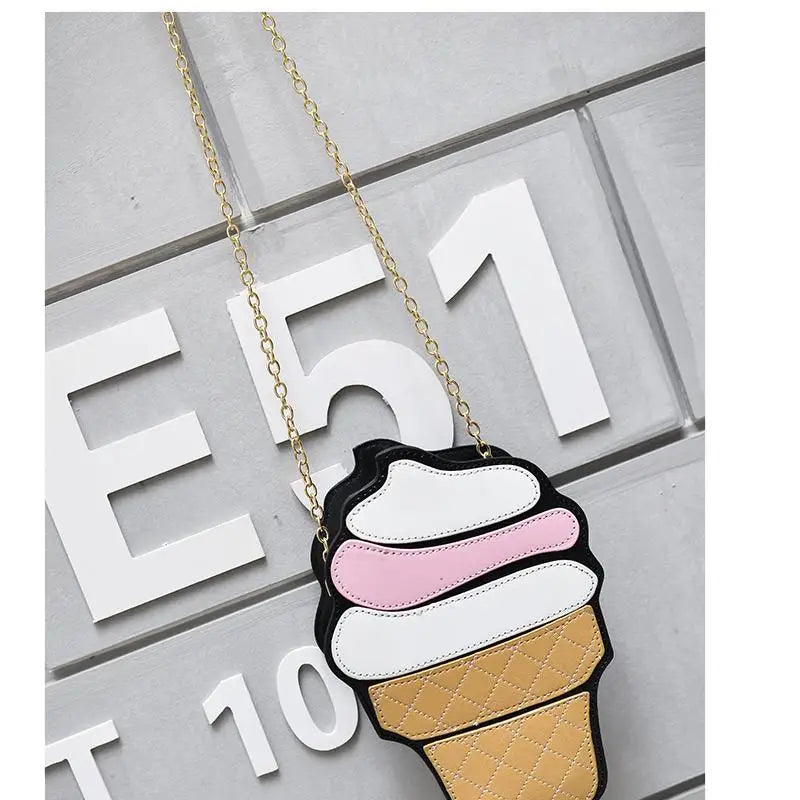 Ice Cream Cupcake Shape Mini Shoulder Bag Food - Tophatter Daily Deals