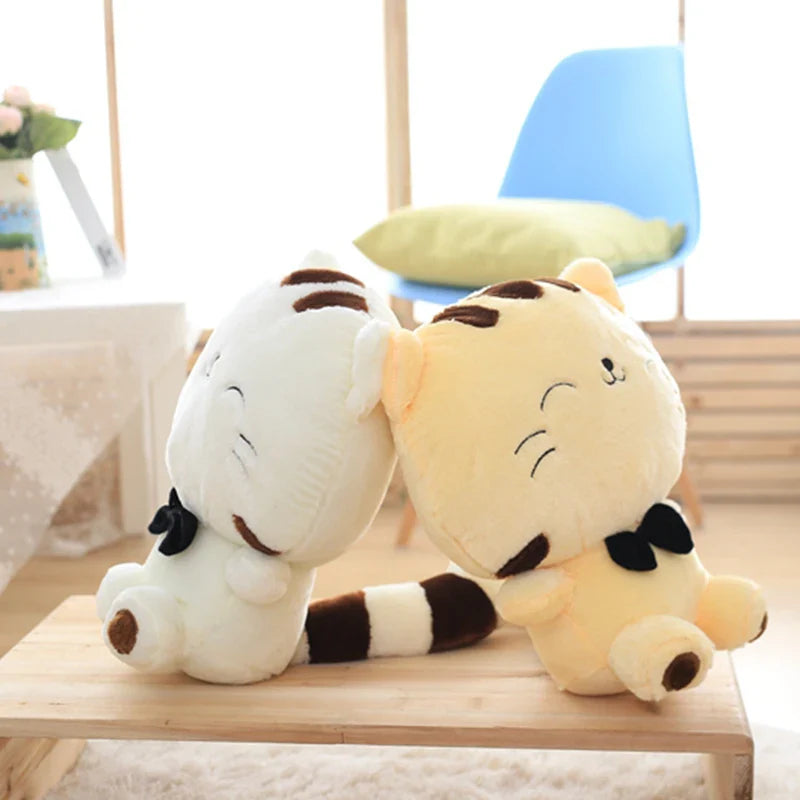 Cute Big Face Smile Cat Plush Animals - Tophatter Daily Deals