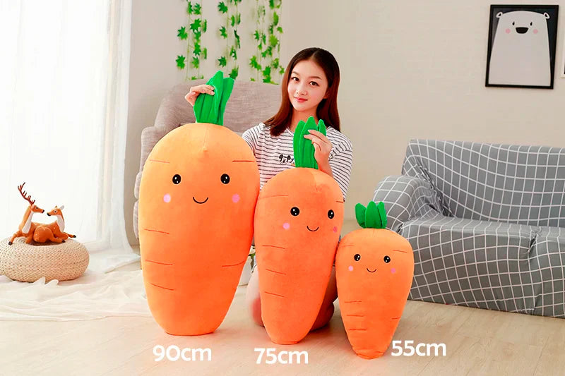 Carrot Plush Toy Food - Tophatter Daily Deals