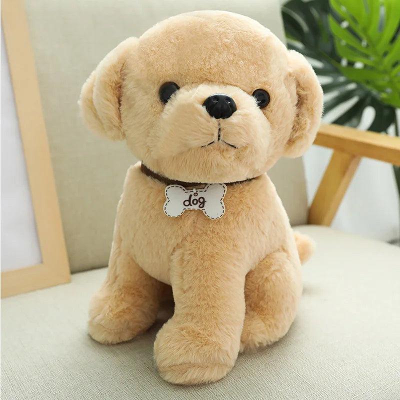 Poodle Dog Plush Husky Stuffed Animal Toys Yellow Animals - Tophatter Daily Deals