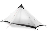1-Person Rodless Camping Tent 3-Season Gray Tents - Tophatter Daily Deals