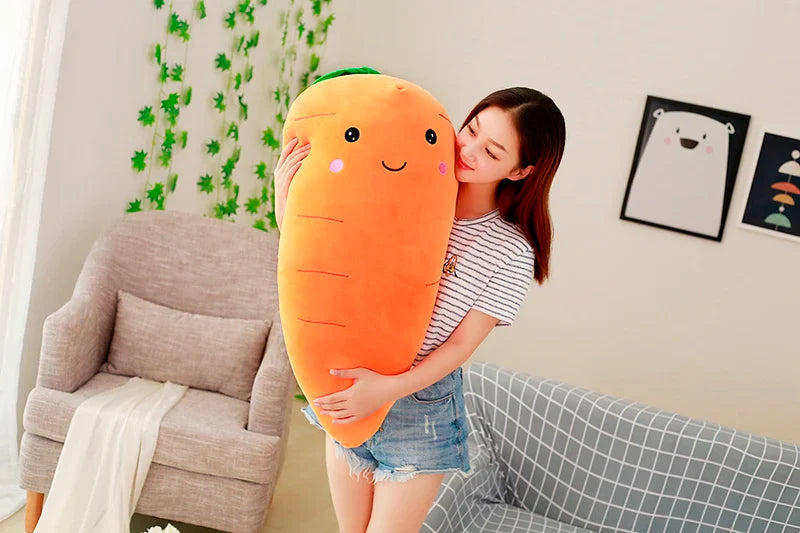 Carrot Plush Toy Food - Tophatter Daily Deals