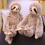 Brown Beige Baby Sloth Plush Long Floppy Arms Stuffed Soft Toy Animals - Tophatter Daily Deals