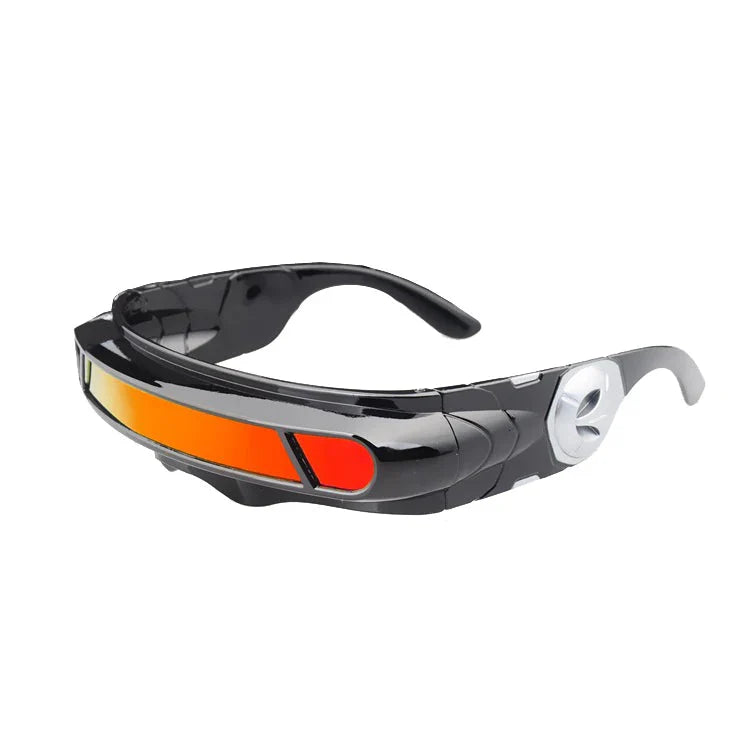Sunglasses Cyclops Cosplay Shield Halloween 2025 UV400 C3 Black.Red - Tophatter Daily Deals