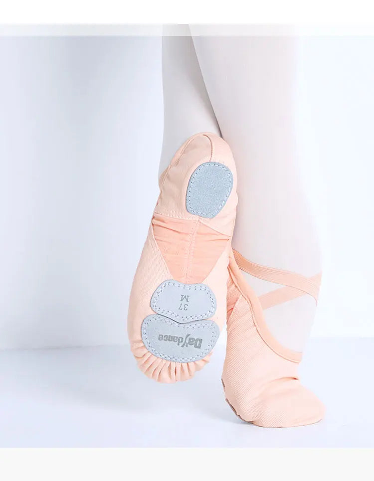 Supportive Flattering Women Ballet Shoes - Split Sole Mesh - Tophatter Daily Deals