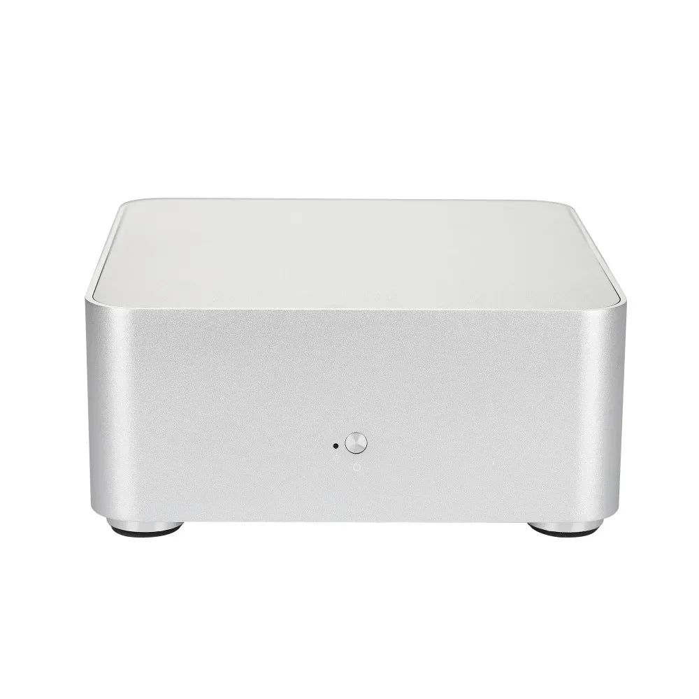 Mini ITX Case All Aluminum Chassis With Built In PSU - Tophatter Daily Deals