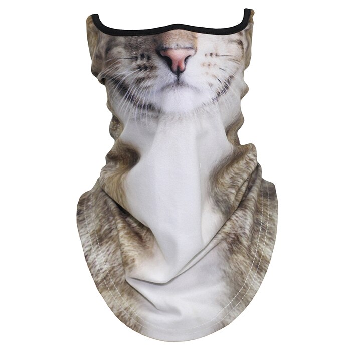 Halloween Mask Zoo Animal Neck Gaiter Motorcycle Face Masks Chinese LiHua Mao Mask Motorcycle Face Mask - Tophatter Daily Deals