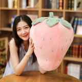 Strawberry Pineapple Plush Pillow Cushion Fruit Strawberry Fruit - Tophatter Daily Deals