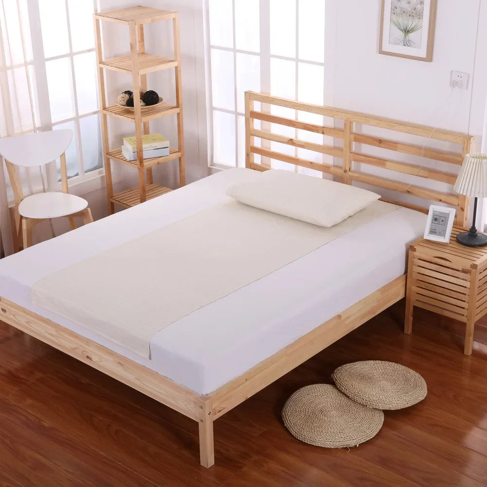 Earthing Bed Sheet 39x80 Cotton Flat Grounding Sleep - Tophatter Daily Deals