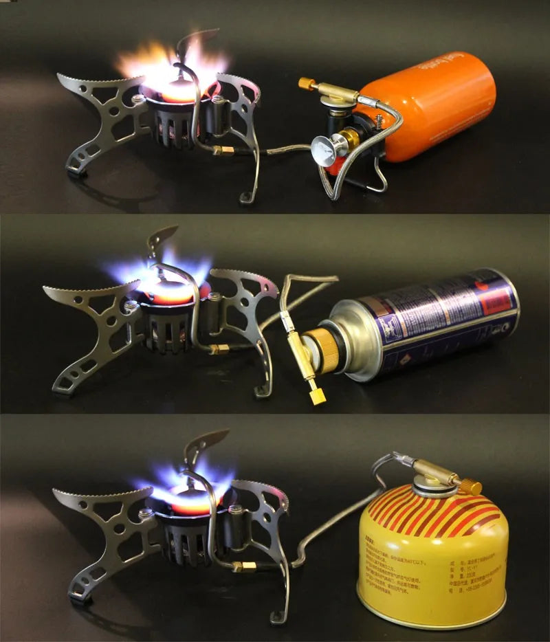 Gasoline Multi-Oil Camping Stove Silver Camp Cooking - Tophatter Daily Deals