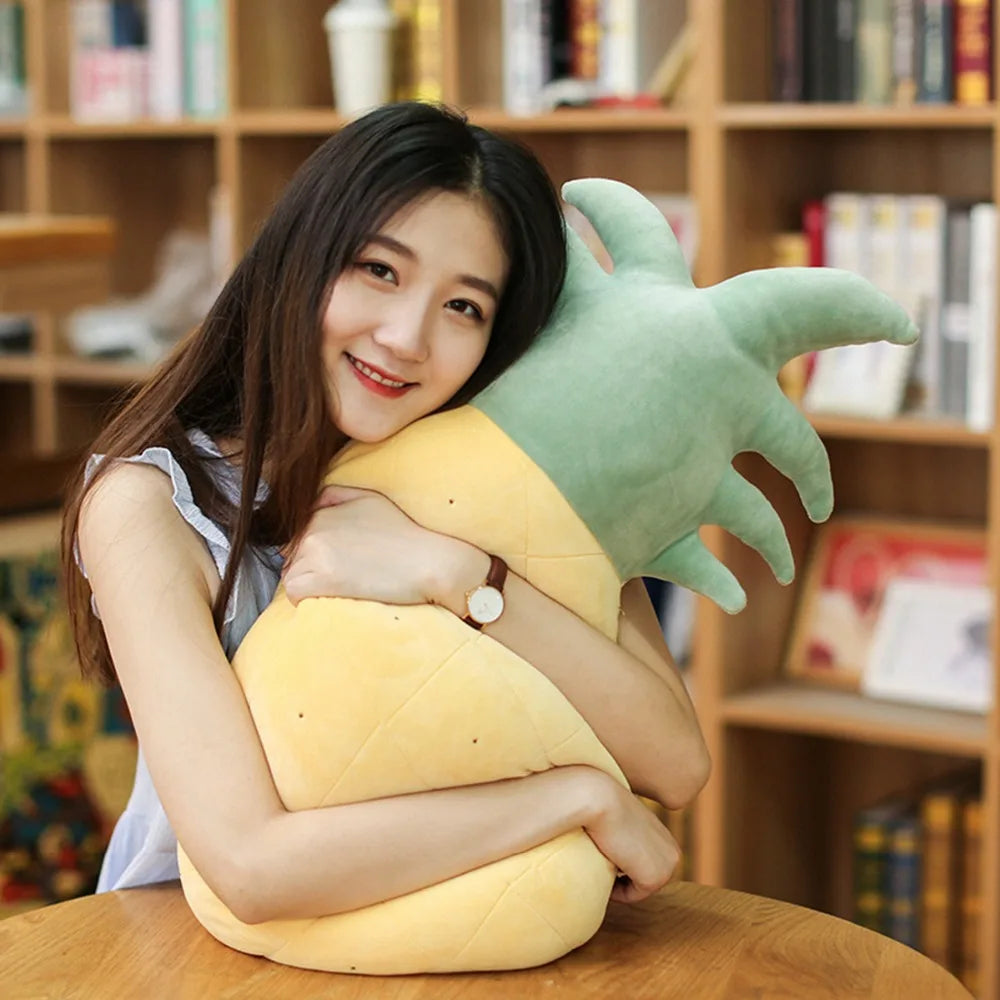 Strawberry Pineapple Plush Pillow Cushion Fruit Fruit - Tophatter Daily Deals