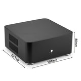 Mini ITX Case All Aluminum Chassis With Built In PSU - Tophatter Daily Deals