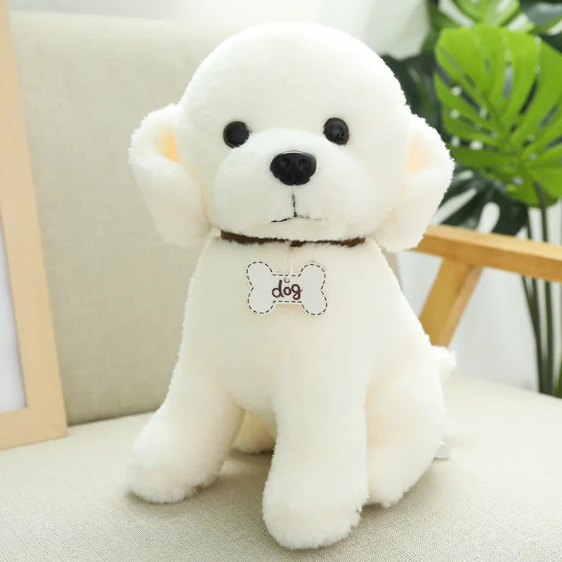 Poodle Dog Plush Husky Stuffed Animal Toys White Animals - Tophatter Daily Deals