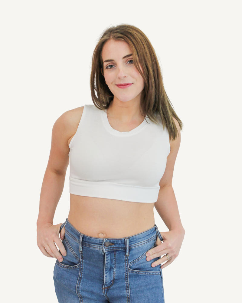 HALFTEE Layering Fashions Crew Neck Tank Halftee Tanks - Tophatter Daily Deals