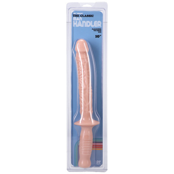 The Manhandler White 10 Inch – Realistic Grip Handle Dildo > Dildos > Large Dildos - Tophatter Daily Deals