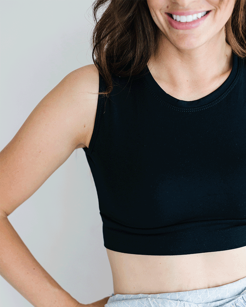 HALFTEE Layering Fashions Crew Neck Tank Halftee Tanks - Tophatter Daily Deals