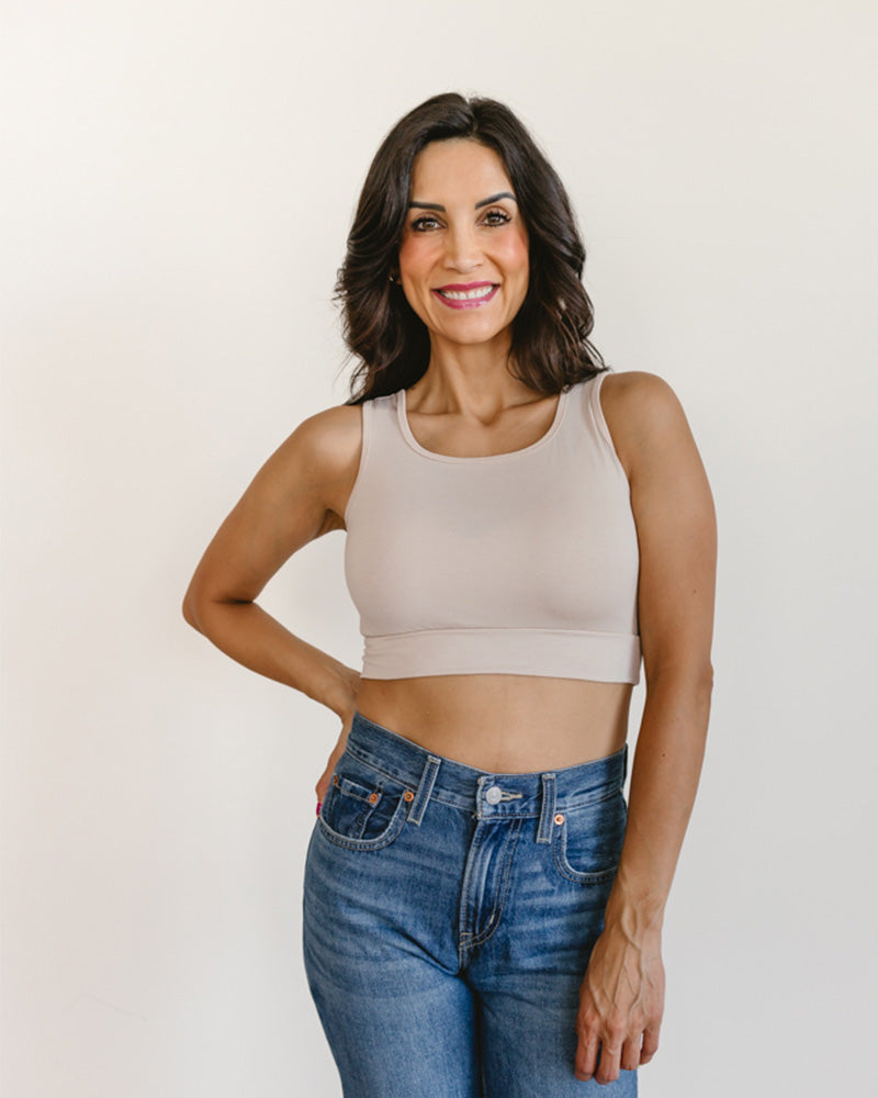 HALFTEE Layering Fashions Classic Wide Strap Tank Halftee Tanks - Tophatter Daily Deals