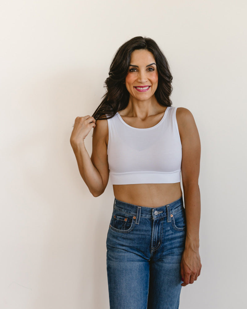 HALFTEE Layering Fashions Classic Wide Strap Tank Halftee Tanks - Tophatter Daily Deals