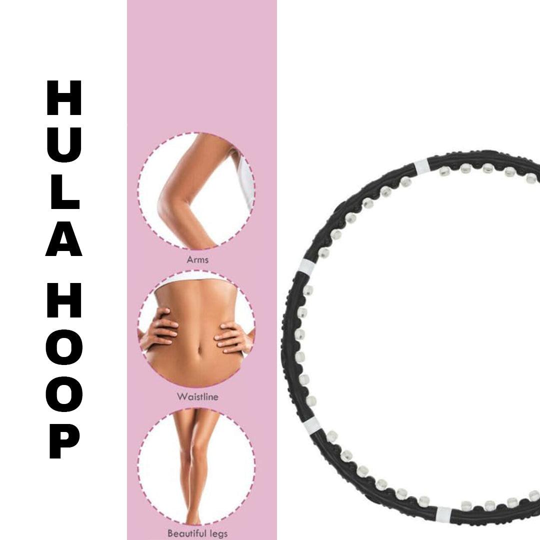 Magnetic Hula Hoop - Hula Hoop Professional Weighted Magnetic Fitness Exercise Massager Workout Abs Exercise & Fitness - Tophatter Daily Deals