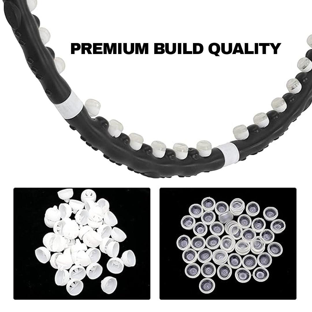 Magnetic Hula Hoop - Hula Hoop Professional Weighted Magnetic Fitness Exercise Massager Workout Abs Exercise & Fitness - Tophatter Daily Deals