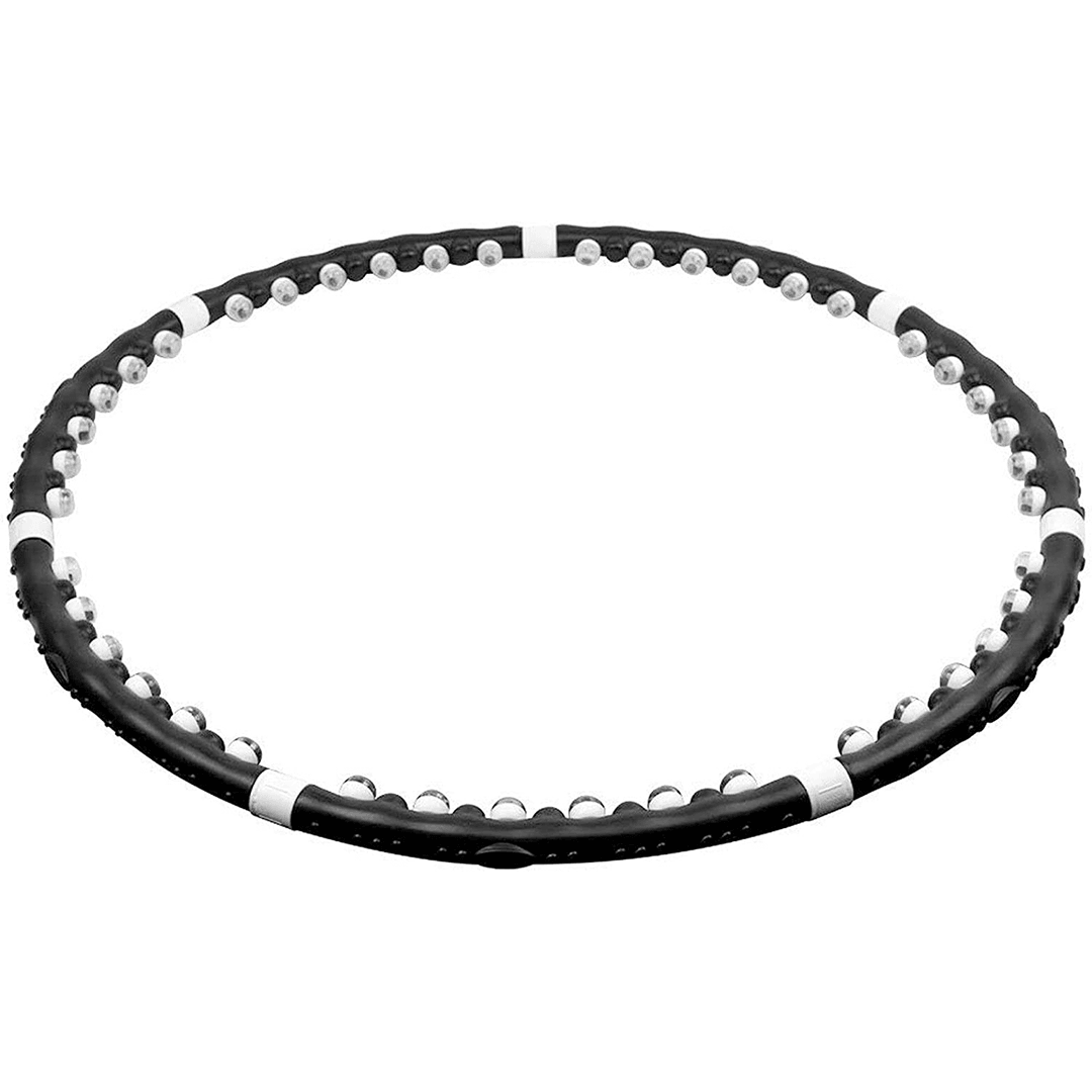Magnetic Hula Hoop - Hula Hoop Professional Weighted Magnetic Fitness Exercise Massager Workout Abs Exercise & Fitness - Tophatter Daily Deals
