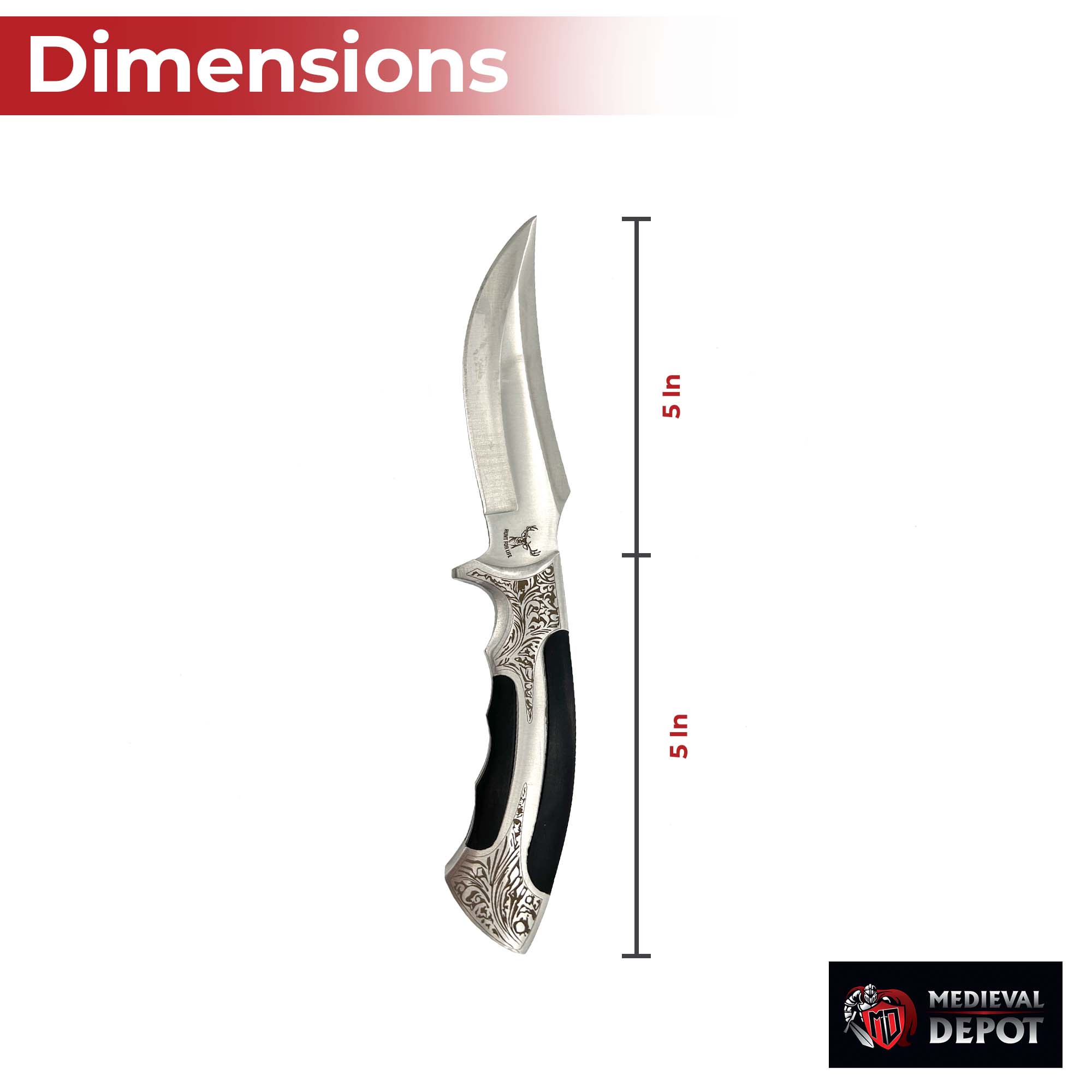 Hunt For Life™ Dakota Game Hunting Knife knives - Tophatter Daily Deals