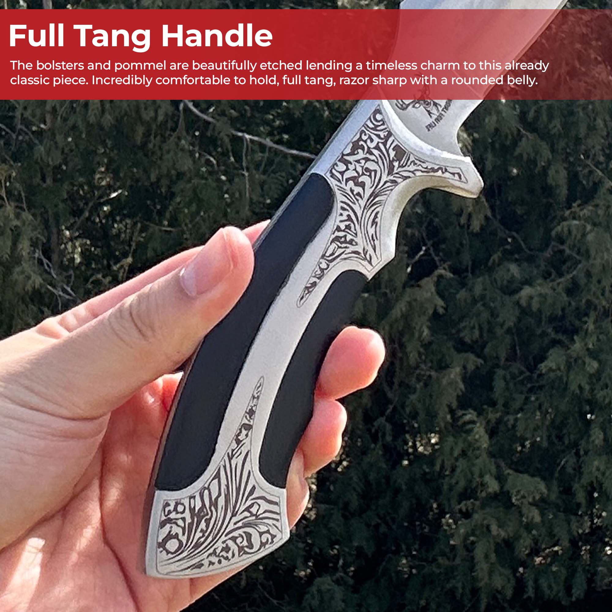 Hunt For Life™ Dakota Game Hunting Knife knives - Tophatter Daily Deals