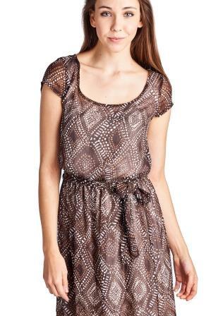 Women's Printed Chiffon High Low Dress Dresses / Midi - Tophatter Daily Deals