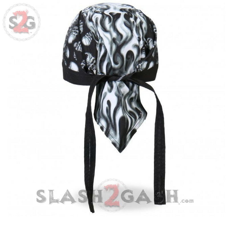 Hot Leathers Assassin Motorcycle Headwrap Skull & Guns Durag Headwrap - Tophatter Daily Deals