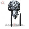 Hot Leathers Assassin Motorcycle Headwrap Skull & Guns Durag Headwrap - Tophatter Daily Deals
