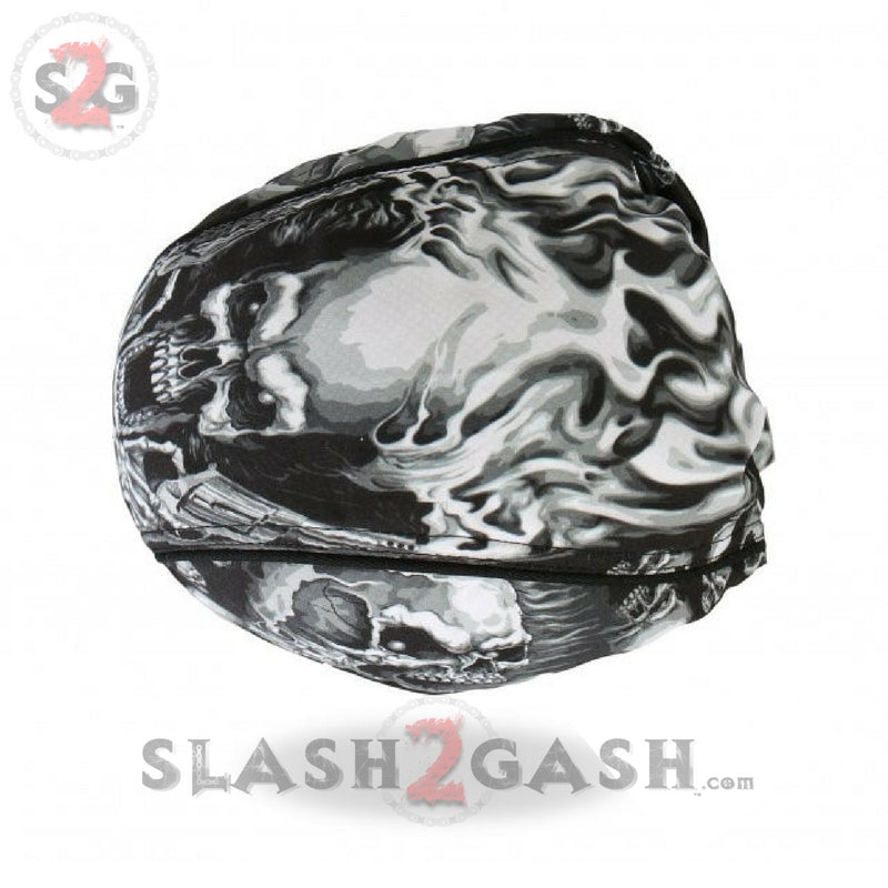 Hot Leathers Assassin Motorcycle Headwrap Skull & Guns Durag Headwrap - Tophatter Daily Deals