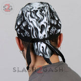 Hot Leathers Assassin Motorcycle Headwrap Skull & Guns Durag Headwrap - Tophatter Daily Deals