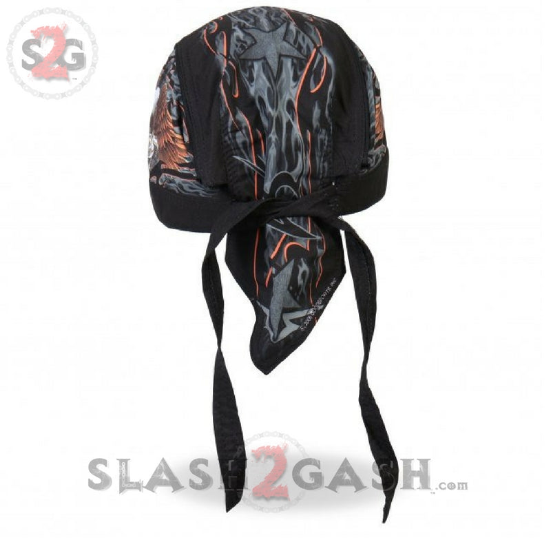 Hot Leathers Premium Eagle Headwrap - Ride With Pride Durag Headwrap - Tophatter Daily Deals