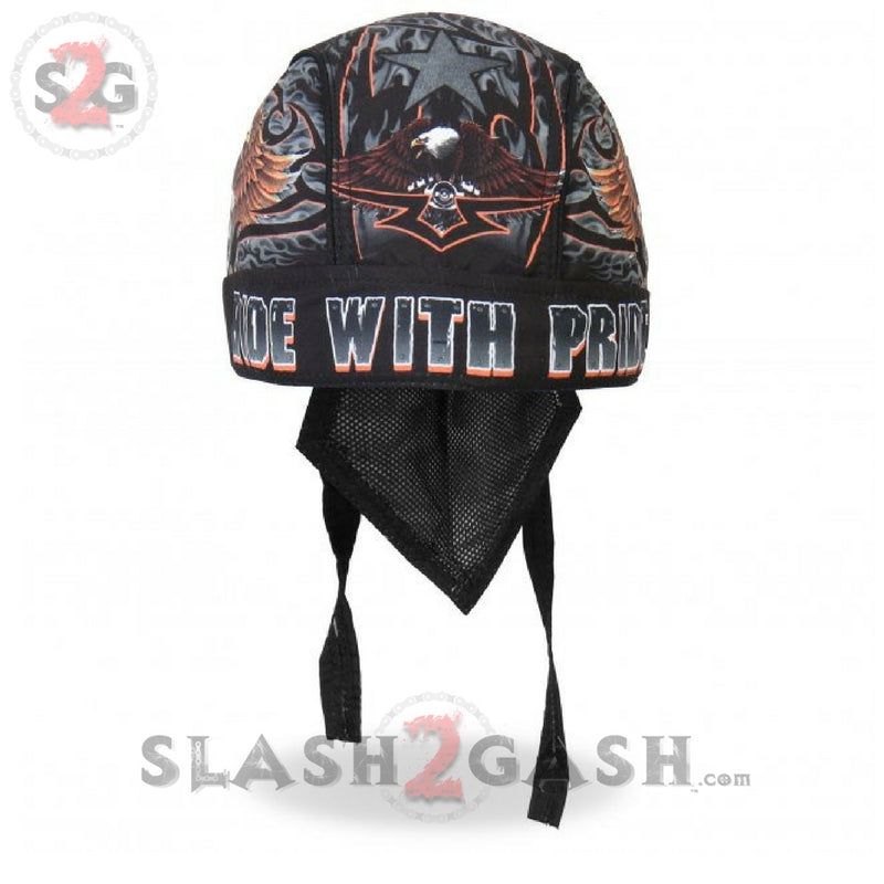 Hot Leathers Premium Eagle Headwrap - Ride With Pride Durag Headwrap - Tophatter Daily Deals