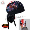 Hot Leathers Flag & Eagle Headwrap Premium Motorcycle Durag Headwrap - Tophatter Daily Deals