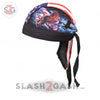 Hot Leathers Flag & Eagle Headwrap Premium Motorcycle Durag Headwrap - Tophatter Daily Deals