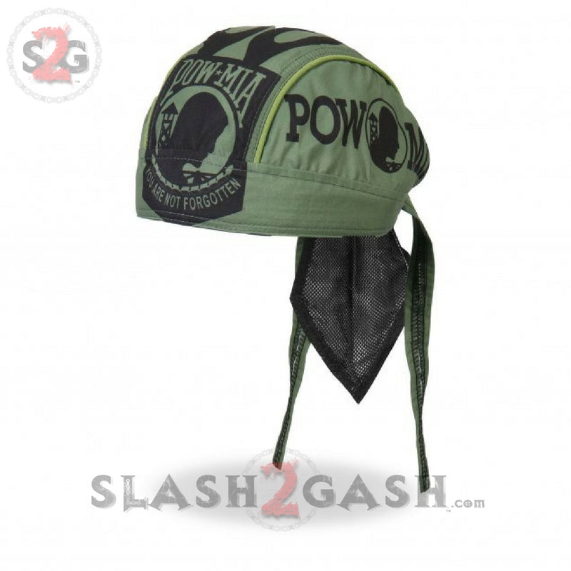 Hot Leathers POW/MIA Headwrap Premium Military Biker Durag Headwrap - Tophatter Daily Deals
