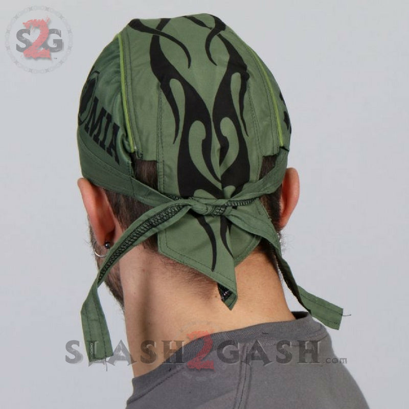 Hot Leathers POW/MIA Headwrap Premium Military Biker Durag Headwrap - Tophatter Daily Deals
