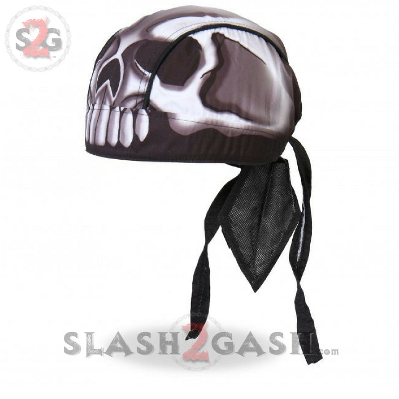 Hot Leathers Skull Head Premium Headwrap Motorcycle Durag Headwrap - Tophatter Daily Deals