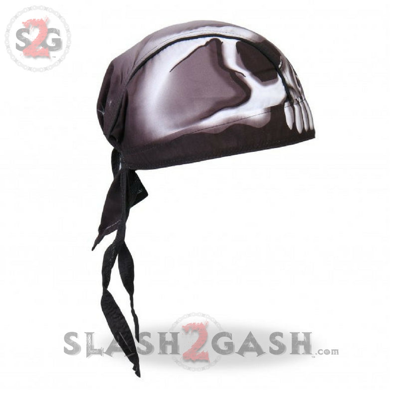 Hot Leathers Skull Head Premium Headwrap Motorcycle Durag Headwrap - Tophatter Daily Deals