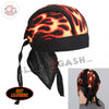 Hot Leathers Flames Headwrap Premium Motorcycle Durag Headwrap - Tophatter Daily Deals